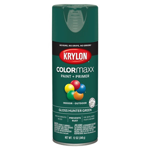 12 oz. Krylon ColorMaxx Gloss Hunter Green Spray Paint