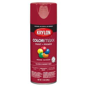 12 oz. Krylon ColorMaxx Gloss Cherry Red Spray Paint