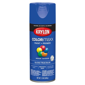 12 oz. Krylon ColorMaxx Gloss True Blue Spray Paint