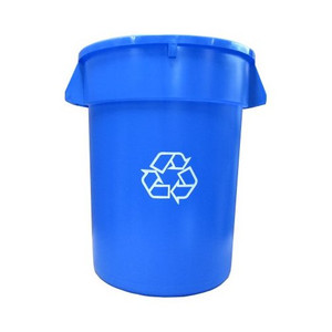 32 Gallon Blue Recycle Can