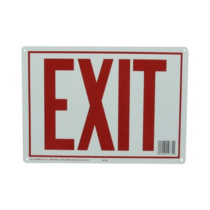 9-1/4" X 14" "Exit" Metal Sign