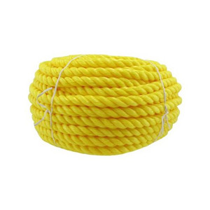 3/8" X 100' Yellow Poly Rope - Safe Work Load 244 lbs