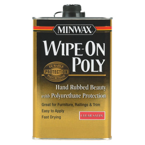 Minwax Quart Clear Satin Wipe-On Polyurethane