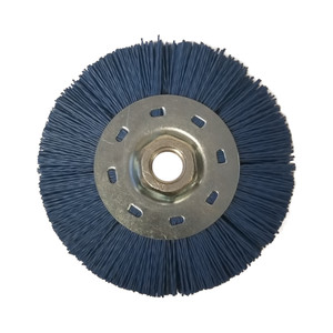 4-1/2" 240-grit Blue Nyalox Fine Wheel With 5/8"-11 Arbor