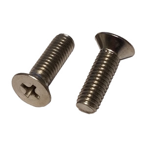 5 mm X 0.80-Pitch X 16 mm Stainless Steel Metric Flat Head Phillips Machine Screws (Box of 100)