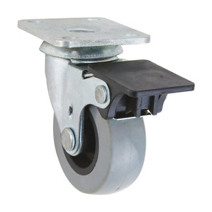 2" Swivel Non-Marring Plate Caster with Brake