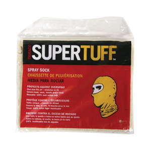 Supertuff Natural Cotton Canvas Paint Sock With Hood And Elastic Closure