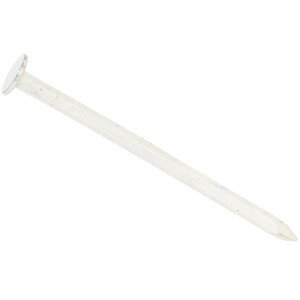 3-D (1-1/4") White Steel Trim Nails (1 lb.)