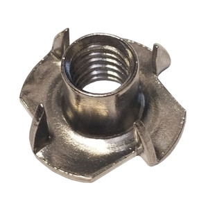 3/8"-16 Stainless Steel Pronged Tee Nuts (Pack of 12)