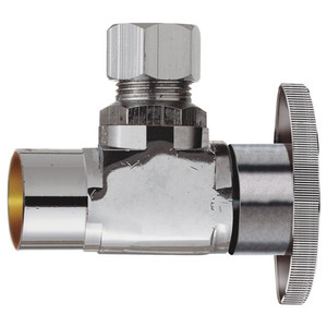 1/2" Sweat X 3/8" Compression Quarter Turn Angle Valve