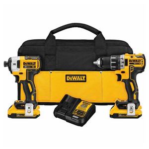 DeWalt 20V Max XR Brushless Compact Drill/Driver And Impact Driver Combo Kit