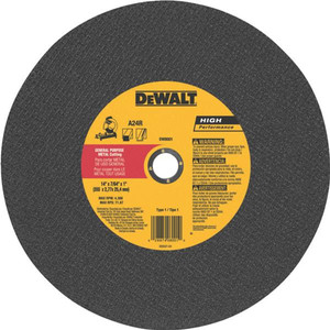 14" X 7/64" X 1" Arbor DeWalt Metal Cutting Cut-Off Saw Blade