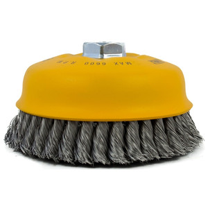 6" X 5/8"-11 High Performance Knotted Wire Cup Brush