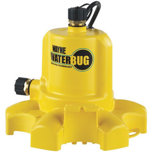 WaterBUG 1/6 H.P. Submersible Utility Pump With Multi-Flo Tech (360-1,350 GPH)