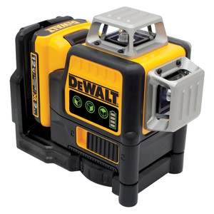 DeWalt 12V Li-On 3-Beam 360-Degree Green Beam Line Laser Level (165' Range)