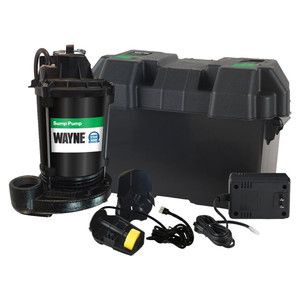 1/3HP 2,880GPH 12V Battery Powered Back-Up Sump Pump