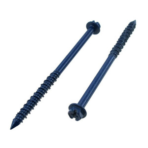 1/4" X 6" Hex Head Slotted Concrete Screws (Pack of 12)