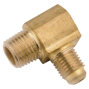 1/4" Flare X 1/8" Male NPT Brass Elbow