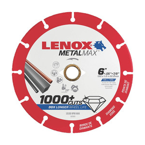 6" X 7/8" MetalMax Diamond Metal Cutting Blade