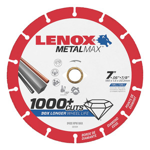 7" X 7/8" MetalMax Diamond Metal Cutting Blade