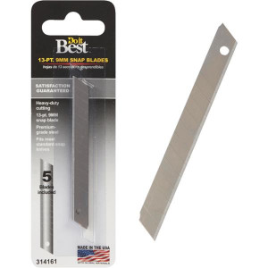 9 mm 13-Point Snap-Off Knife Blade (5-Pack)