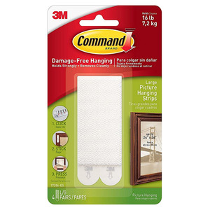 Large Picture Hanging Strips (4 Pairs)