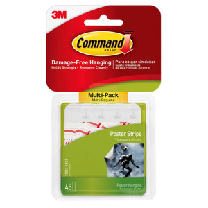 Poster Hanging Strips (48 Strips Per Pack)
