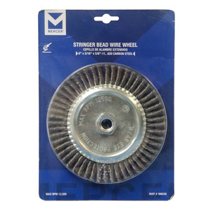 6" X 5/8"-11 Carbon Steel Knotted Wire Wheel