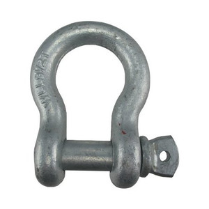 1" Hot Dipped Galvanized Forged Shackle (8-1/2 Ton Capacity)