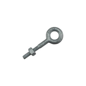 3/8"-16 X 2-1/2" Hot Dipped Galvanized Forged Eye Bolt with Hex Nut