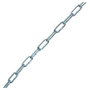 # 2 Zinc Plated Straight Link Coil Chain (Per ft.)