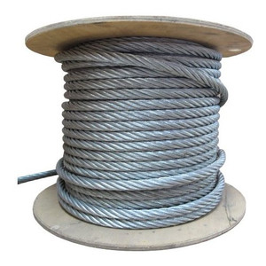 5/8" X 200' (6 X 19) Galvanized Wire Cable (Per Roll) - Safe Work Load 6,680 lbs
