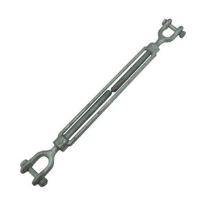 5/8" X 12" Hot Dipped Galvanized Forged Jaw & Jaw Turnbuckle