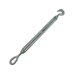 5/8" X 12" Hot Dipped Galvanized Forged Hook & Eye Turnbuckle