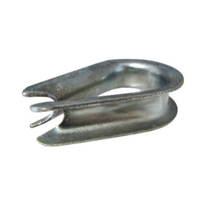 3/8" Heavy Duty Galvanized Wire Cable Thimble
