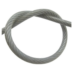 1/4" Vinyl Coated Galvanized Wire Cable - 5/16" O.D. (Per ft.) - Safe Work Load 1,400 lbs