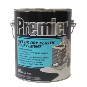 .9 Gallon Wet or Dry Plastic Roof Cement