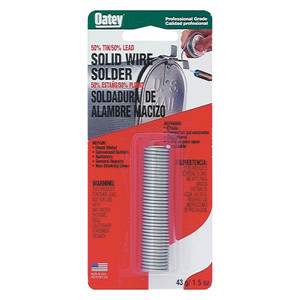 1.5 oz. 50/50 Solid Wire Solder