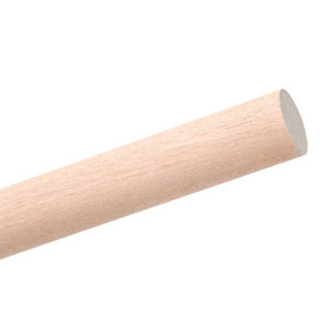 1-1/8" X 48" Wood Dowel