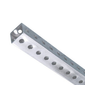 1" X .074" X 36" Galvanized Perforated Square Tube