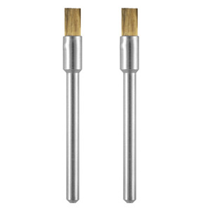 1/8" Brass End Brushes (2 Pieces)