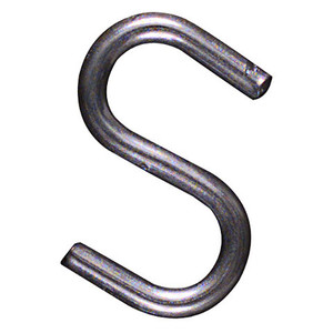 4" Zinc Plated Open "S" Hook
