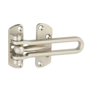 Satin Nickel Door Security Guard