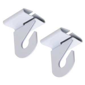 White Suspended Ceiling Hooks (Pack of 2)