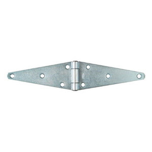 6" Zinc Plated Heavy Duty Strap Hinge
