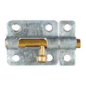 2-1/2" Galvanized Barrel Bolt