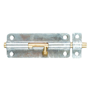5" Galvanized Barrel Bolt