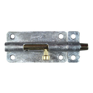 4" Galvanized Barrel Bolt