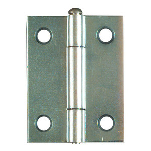 2" Zinc Plated Removable Pin Narrow Hinges (Pack of 2)