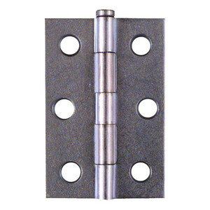 2-1/2" Zinc Plated Removable Pin Narrow Hinges (Pack of 2)